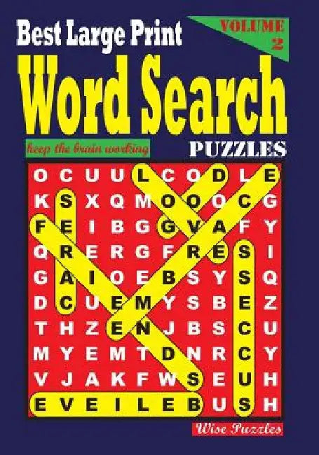 Best Large Print Word Search Puzzles by Wise Puzzles