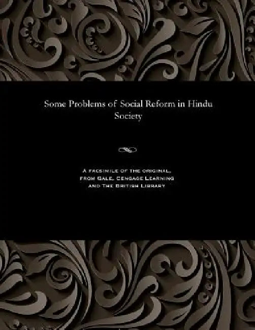 Some Problems of Social Reform in Hindu Society by Chief Justice of Indore Vaidyanath