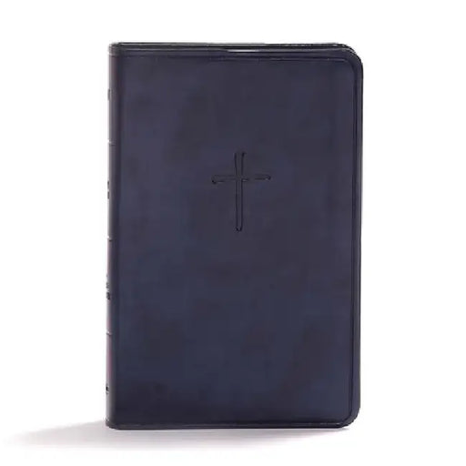 CSB Compact Bible, Value Edition, Navy Leathertouch by Csb Bibles by Holman