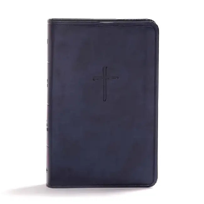 CSB Compact Bible, Value Edition, Navy Leathertouch by Csb Bibles by Holman