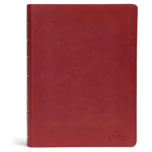 KJV Spurgeon Study Bible, Crimson Leathertouch by Csb Bibles by Holman