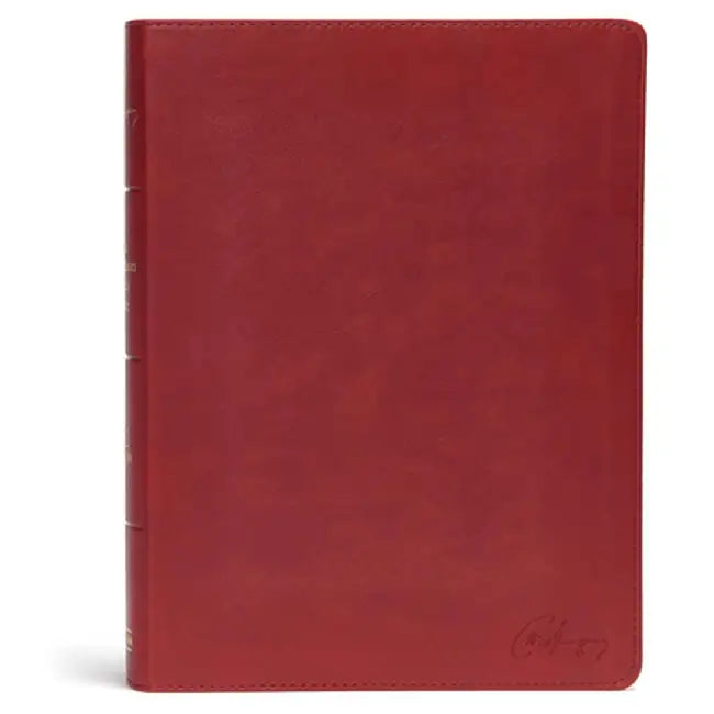 KJV Spurgeon Study Bible, Crimson Leathertouch by Csb Bibles by Holman