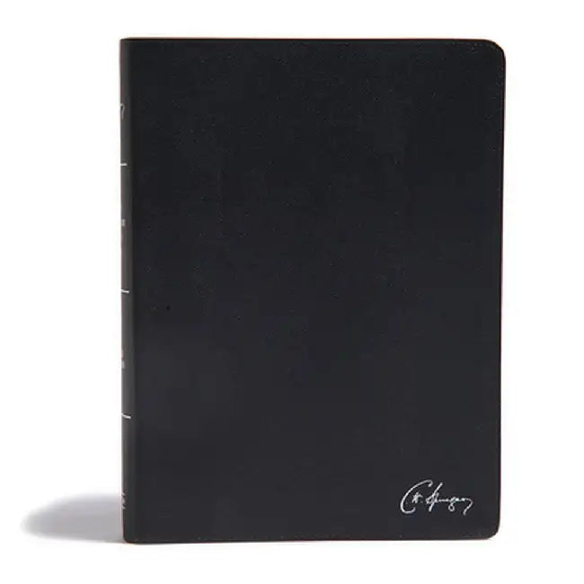 KJV Spurgeon Study Bible, Black Genuine Leather by Csb Bibles by Holman