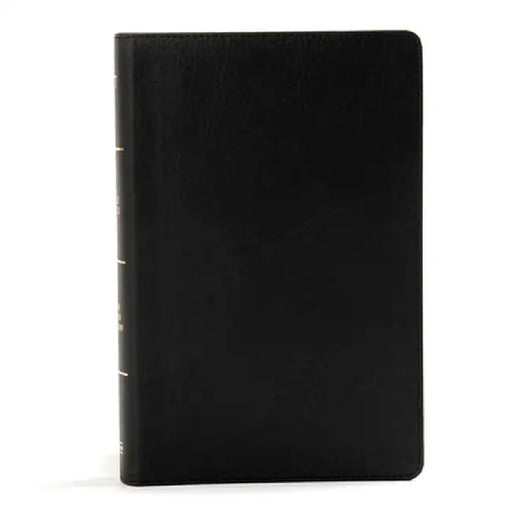KJV Large Print Personal Size Reference Bible, Black Leathertouch by Holman Bible Staff