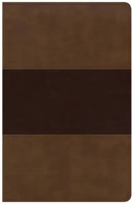 KJV Large Print Personal Size Reference Bible, Saddle Brown Leathertouch by Holman Bible Publishers