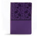 KJV Large Print Personal Size Reference Bible, Purple Leathertouch by Holman Bible Staff