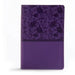 KJV Large Print Personal Size Reference Bible, Purple Leathertouch Indexed by Holman Bible Staff