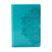 KJV Large Print Personal Size Reference Bible, Teal Leathertouch by Holman Bible Staff