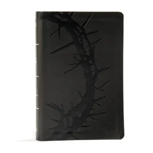 KJV Large Print Personal Size Reference Bible, Charcoal Leathertouch by Holman Bible Staff