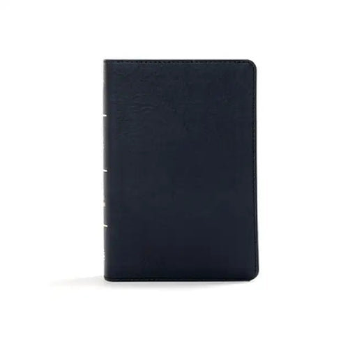 KJV Large Print Compact Reference Bible, Black Leathertouch by Holman Bible Staff