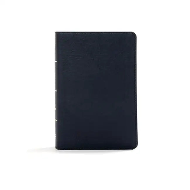 KJV Large Print Compact Reference Bible, Black Leathertouch by Holman Bible Staff