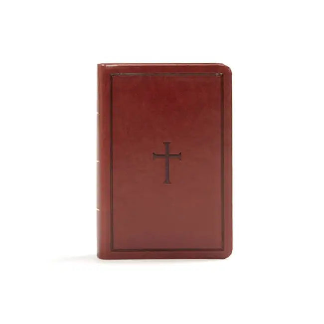 KJV Large Print Compact Reference Bible, Brown Leathertouch by Holman Bible Staff