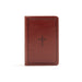 KJV Large Print Compact Reference Bible, Brown Leathertouch by Holman Bible Staff