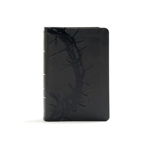 KJV Large Print Compact Reference Bible, Charcoal Leathertouch by Holman Bible Staff