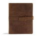 CSB Legacy Notetaking Bible, Tan Genuine Leather with Strap by Csb Bibles by Holman