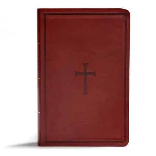 KJV Giant Print Reference Bible, Brown Leathertouch, Indexed by Holman Bible Publishers
