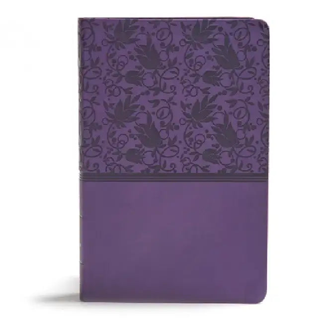 KJV Giant Print Reference Bible, Purple Leathertouch by Holman Bible Publishers