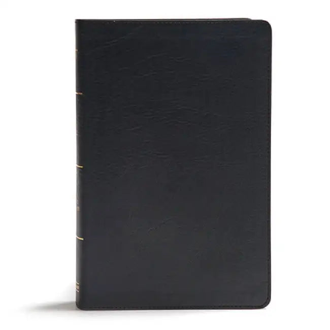 KJV Giant Print Reference Bible, Black Leathertouch by Csb Bibles by Holman