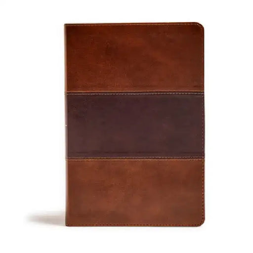 KJV Giant Print Reference Bible, Saddle Brown Leathertouch by Holman Bible Publishers