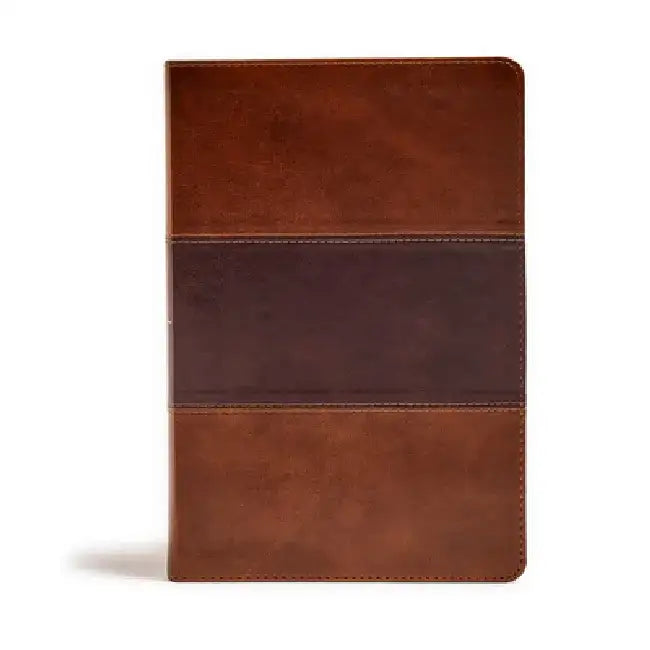 KJV Giant Print Reference Bible, Saddle Brown Leathertouch by Holman Bible Publishers