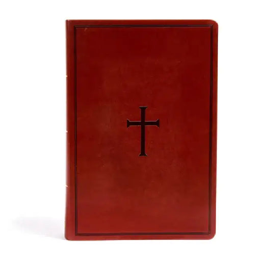 KJV Super Giant Print Reference Bible, Brown Leathertouch, Indexed by Holman Bible Publishers