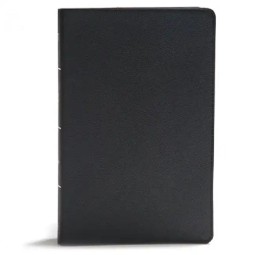 KJV Giant Print Reference Bible, Black Genuine Leather, Indexed by Holman Bible Publishers