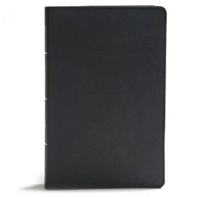 KJV Giant Print Reference Bible, Black Genuine Leather, Indexed by Holman Bible Publishers