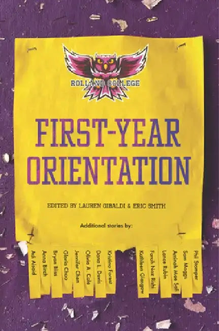First Year Orientation by Lauren Gibaldi