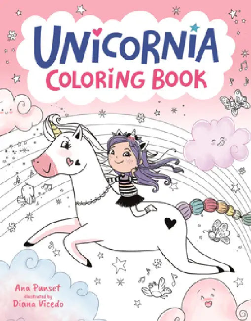Unicornia Coloring Book by Ana Punset, Diana Vicedo