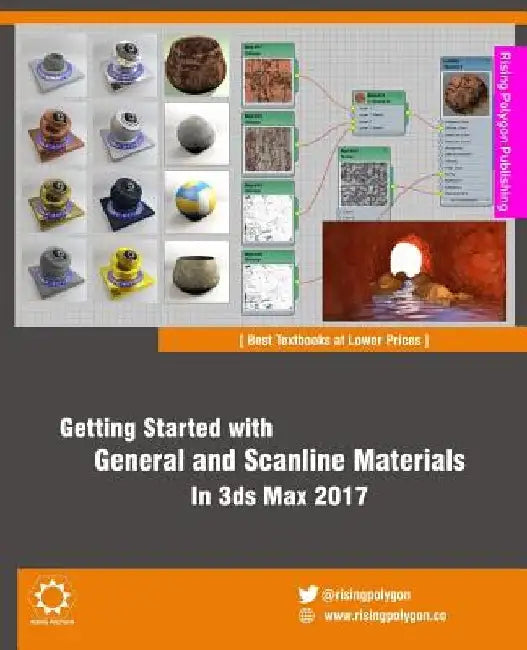 Getting Started with General and Scanline Materials in 3ds Max 2017 by Rising Polygon