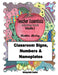 Teacher Essentials Coloring Book Volume 2: Classroom Signs, Numbers & Nameplates by Robbin Briley