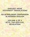 Earliest Newe Testament Translations - Volume 2: Acts, the Epistles, Revelation by Clayton G. Porter
