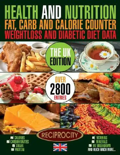 Health & Nutrition Fat, Carb & Calorie Counter, Weight loss & Diabetic Diet Data UK: UK government data on Calories, Carbohydrate, Sugar counting, Pro by Susan Fotherington