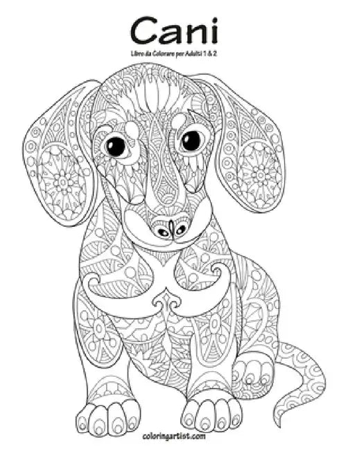 Cani Libro da Colorare per Adulti 1 & 2 by Nick Snels