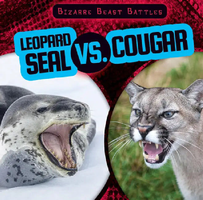 Leopard Seal vs. Cougar by Natalie Humphrey