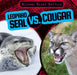 Leopard Seal vs. Cougar by Natalie Humphrey