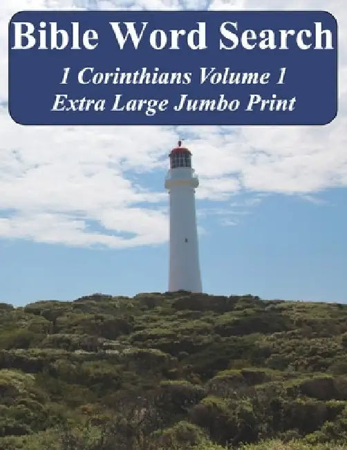 Bible Word Search 1 Corinthians Volume 1: King James Version Extra Large Jumbo Print by T. W. Pope