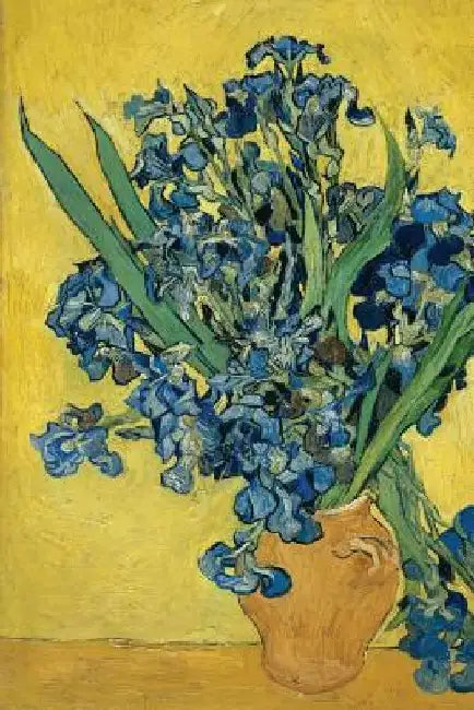 Vincent van Gogh's 'Vase with Irises Against a Yellow Background' Art of Life Jo by Ted E. Bear Press