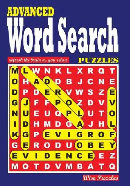ADVANCED Word Search Puzzles by Wise Puzzles