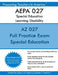 AEPA 027 Special Education Learning Disability: AZ 027 Special Education Learning Disability by Preparing Teachers in America