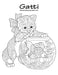 Gatti Libro da Colorare per Adulti 1 & 2 by Nick Snels