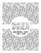 Beautiful Anger: Adult coloring book with textures and insults from Spain by Moli