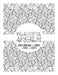 Beautiful Anger: Adult coloring book with textures and insults from Brazil by Moli
