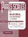 Pares Scales: Marimba, Xylophone or Vibes by Gabriel Pares, Harvey S. Whistler