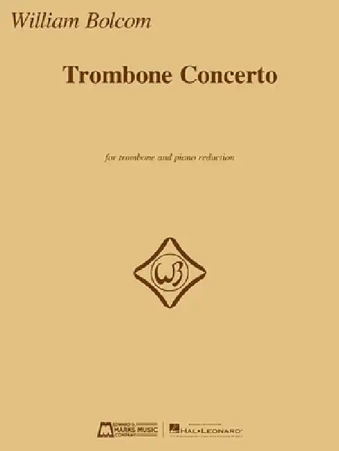 Trombone Concerto: For Trombone and Piano Reduction by William Bolcom