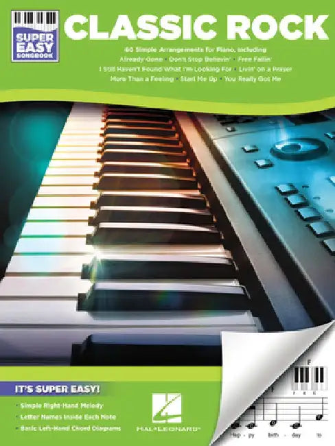 Classic Rock - Super Easy Songbook by Hal Leonard Corp