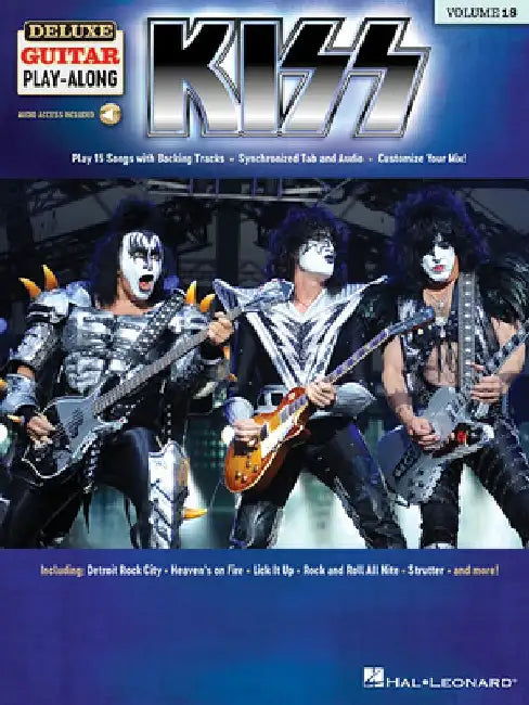 Kiss: Deluxe Guitar Play-Along Volume 18 by Kiss