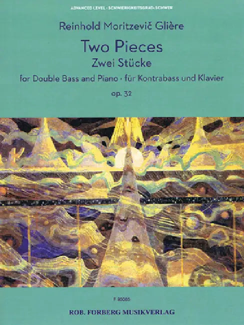 Two Pieces Op. 32 for Double Bass and Piano by Reinhold Gliere