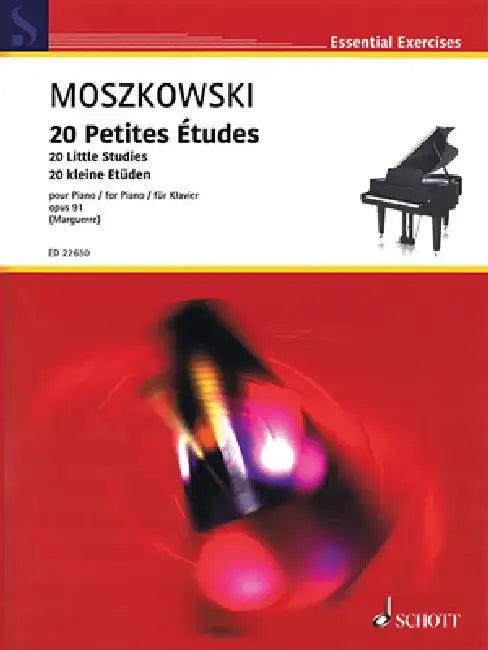 20 Little Studies, Op. 91 for Piano by Moritz Moszkowski