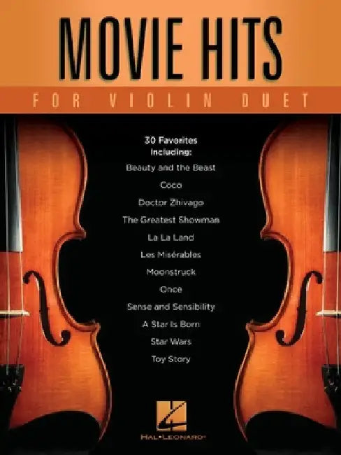 Movie Hits for Violin Duet by Hal Leonard Corp